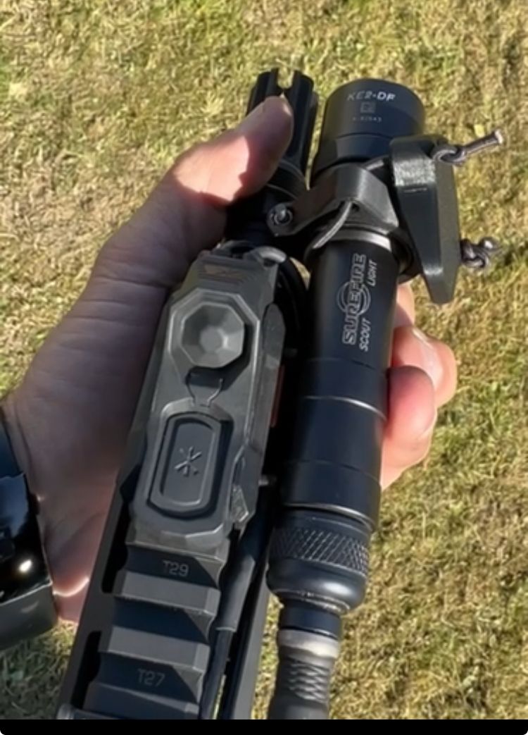 Tactical light cap ful set - Surfire M300/M600 - Olight Odin (Ø 1.14" - 29 à 31 mm)