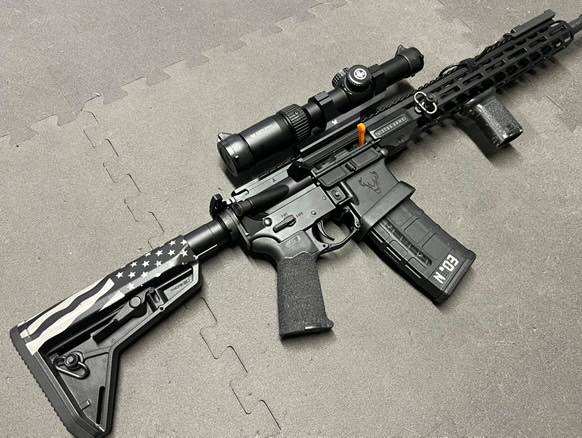 Magwell ar15 Milspec - effet lisse