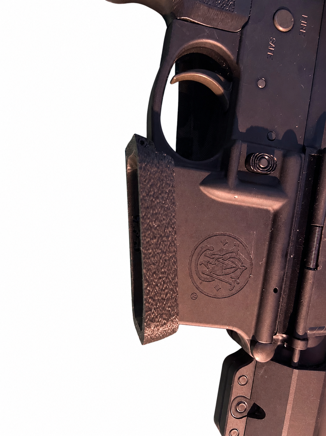 Magwell pour ar15, fixation par vis.