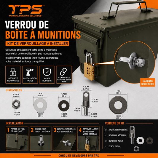 Verrou de boîte à munitions