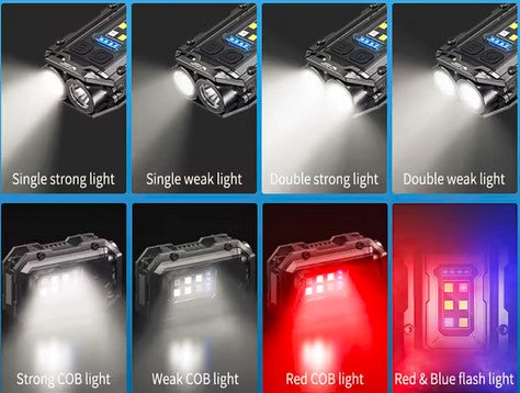 Lampe de poche tactique COB aluminium armée américaine 4000 lumens Lampe de poche tactique COB aluminium armée américaine 4000 lumens