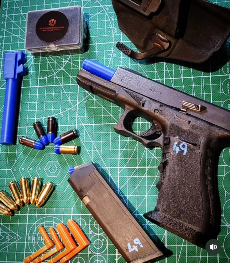 Outils pédagogique de simulation d'incident - Kit dryfire / snap cap - 9x19 - pièces d'indentité à envoyé après achat, ventes + de 18 ans